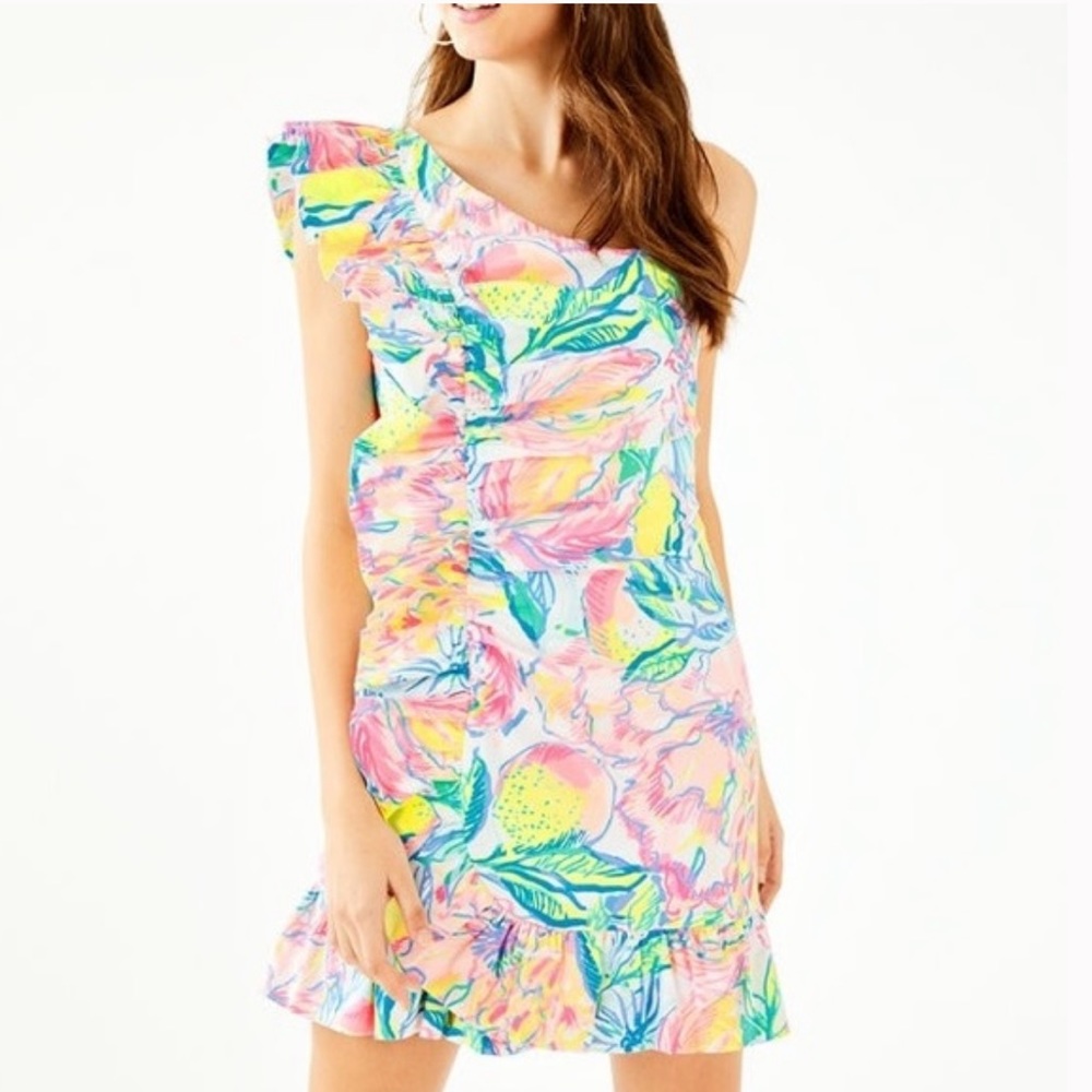 Lilly Pulitzer One Shoulder Dress
